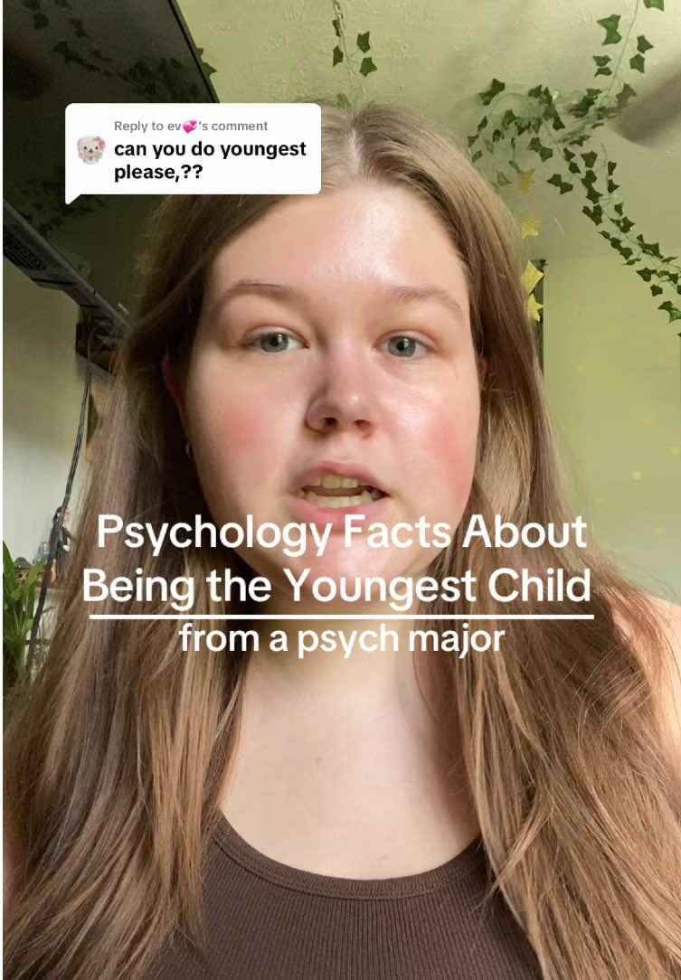 Replying to @ev💞 here’s the youngest child version for y’all!! #fyp#psychologyfacts#youngestchild#youngest#relateable 