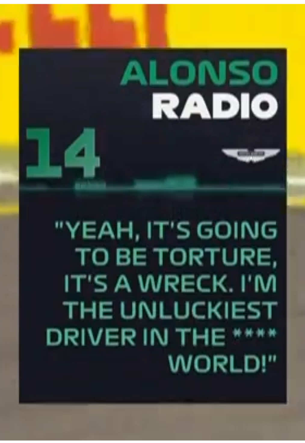 “Soy el piloto con más mala suerte del puto mundo” 💥 La frase que define la carrera y la temporada de Fernando Alonso. Porque el piloto asturiano no ha dudado en explotar por la radio tras una estrategia desastrosa de Aston Martin que le ha dejado vendido en pista.  #f1 #formula1 #fernandoalonso #alonso #elnano #astonmartin #cabreo #enfado #radio #estrategia #frustración #imola #italia #gp #carrera #automovilismo  #motor #deportesentiktok 