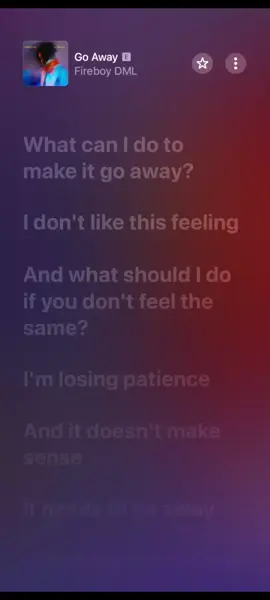 go away  #fireboy #fyyyyyyyyyyyyyyyy #ablyrics #afrobeats 