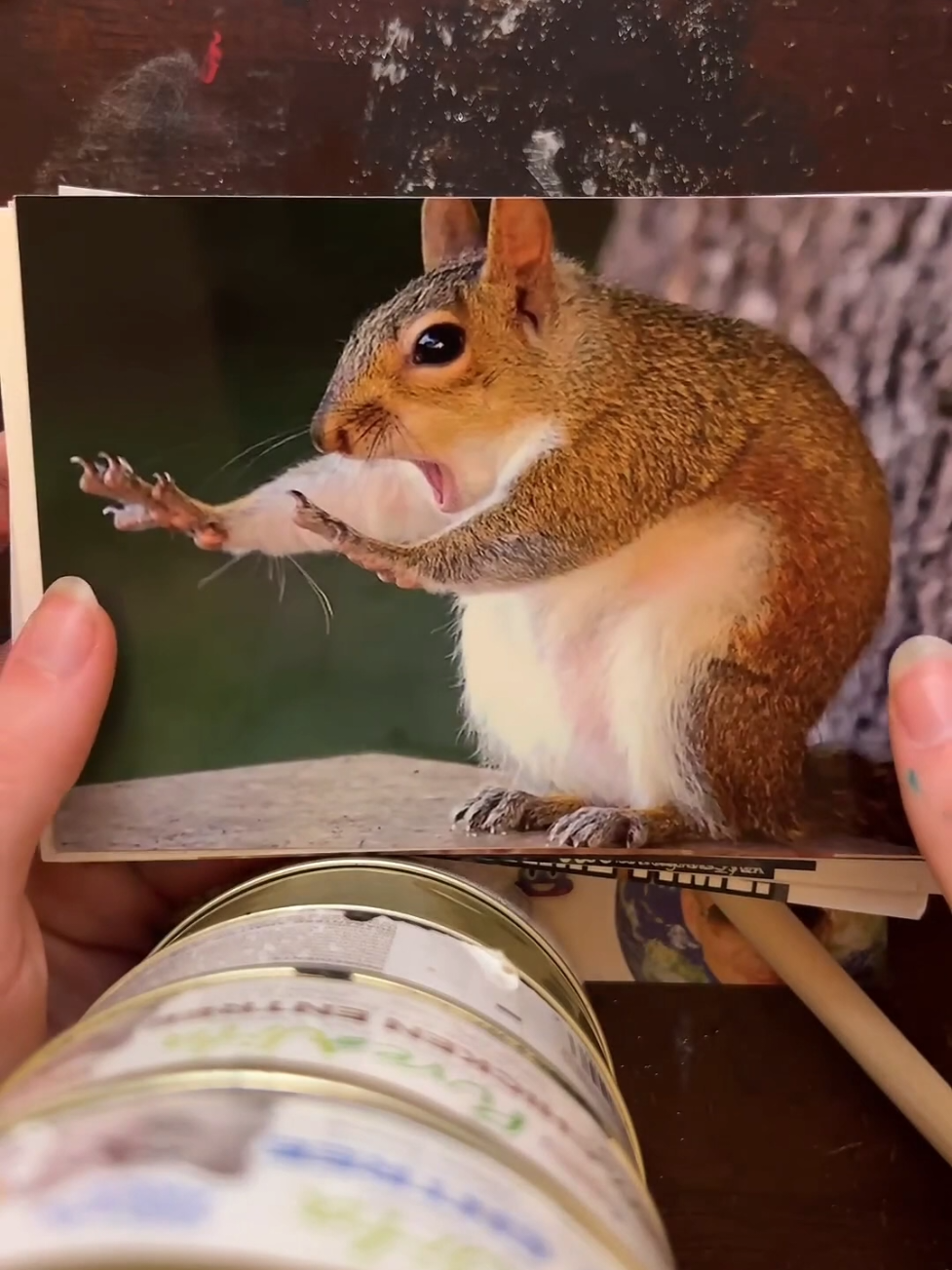 Cute Photo drop! #customwoodburning #customwoodburninglivs #keepitorcutit #freeprints #cwbpobox #picture #cutenessoverload #silly #funny #fypage 