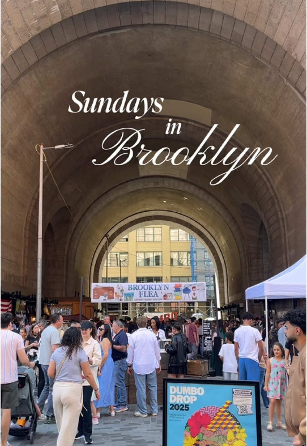 A love letter to Brooklyn on Sundays 🌞 #brooklynnewyork #dumbobrooklyn #fleamarket #newyorkcity #thingstodoinnyc 