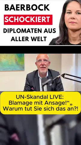 UN-Skandal LIVE: Blamage mit Ansage!“„Warum tut Sie sich das an?!
