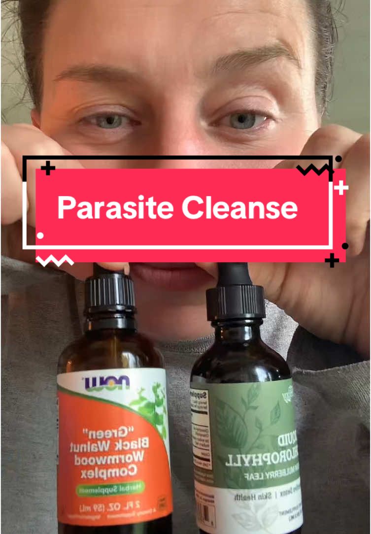 Tired of feeling bloated and full all of the time. Even when I do good for a few months, nothing is budging. We’re going to try a parasite cleanse and see how it goes. #parasitedetox #cleanse #worms #wormwood #chlorophyll 