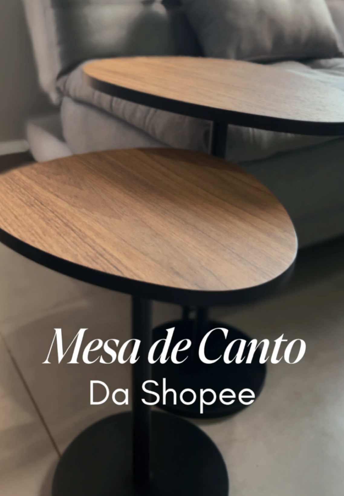 Nossa mesinha de canto da @Shopee Brasil 🫶🏼 #decoracaosala #mesinhadecanto #casapropia #reformadecasa 
