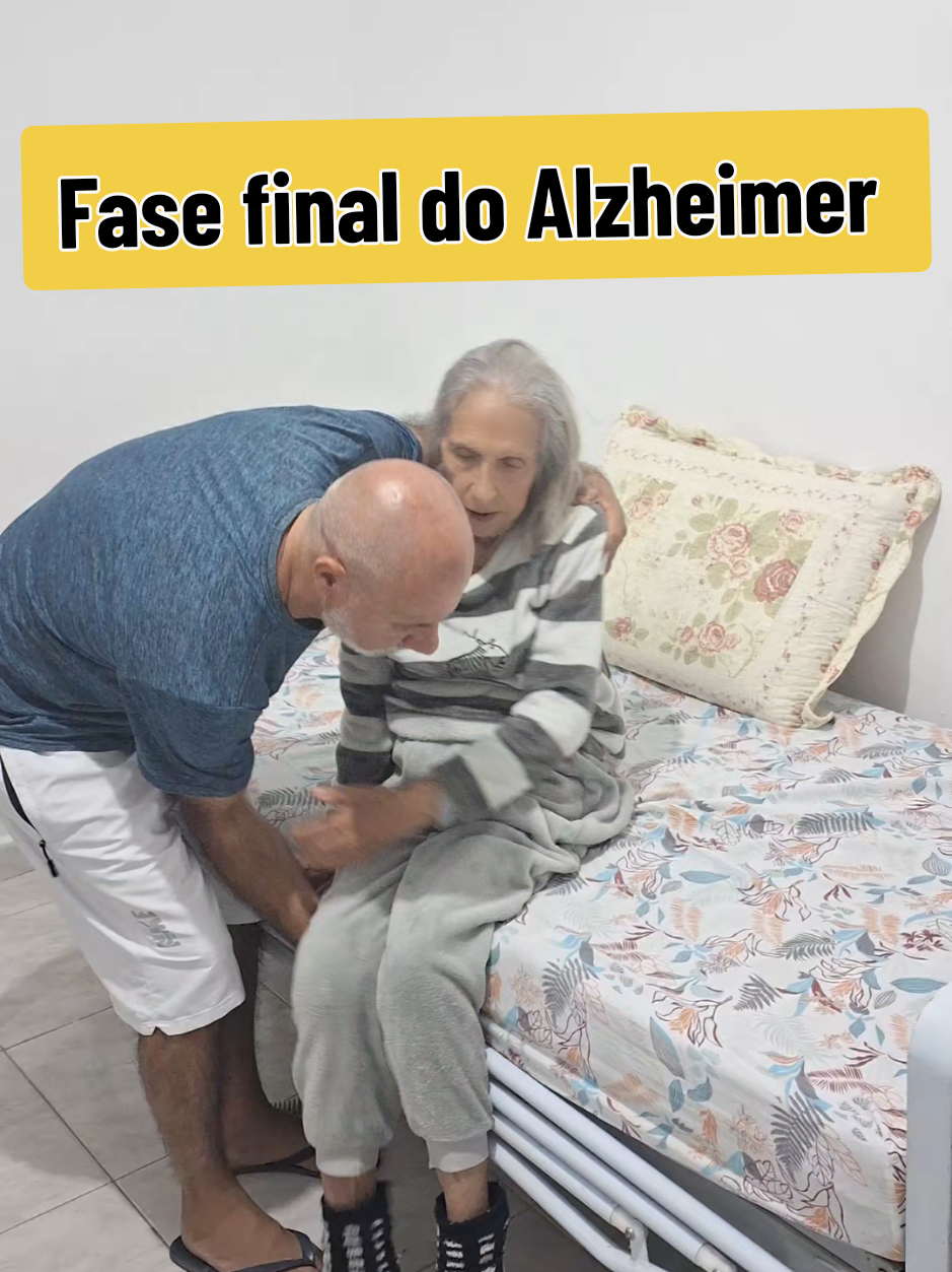 fase final do Alzheimer  #alzheimer #tristeza #rotina 