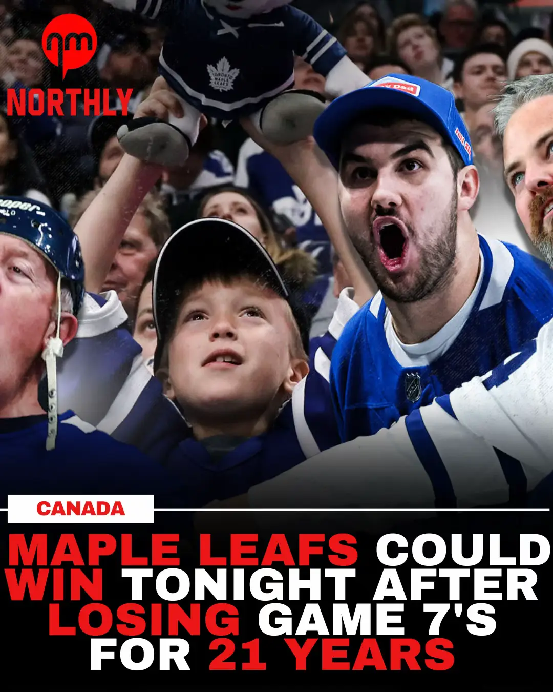 Do we think the Leafs could take it home tonight? 👀🇨🇦 #nmg #toronto #gta #the6ix #ontario #blueleafs 
