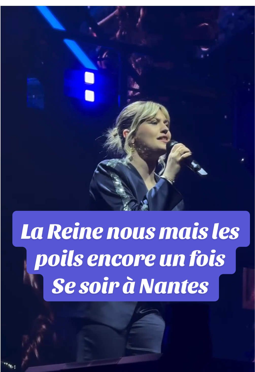 Cette voix du diamant pure 👑❤️ #marine #scene #tournee #nantes #show #pourtoii #marinedmusique #marinedelplace #staractour #allbymyself 