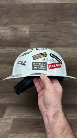 These blue collar hard hat stickers will make you laugh! 😂🤣 #Stickers #HardHats #BlueCollar #Construction #tiktokshopmemorialday 