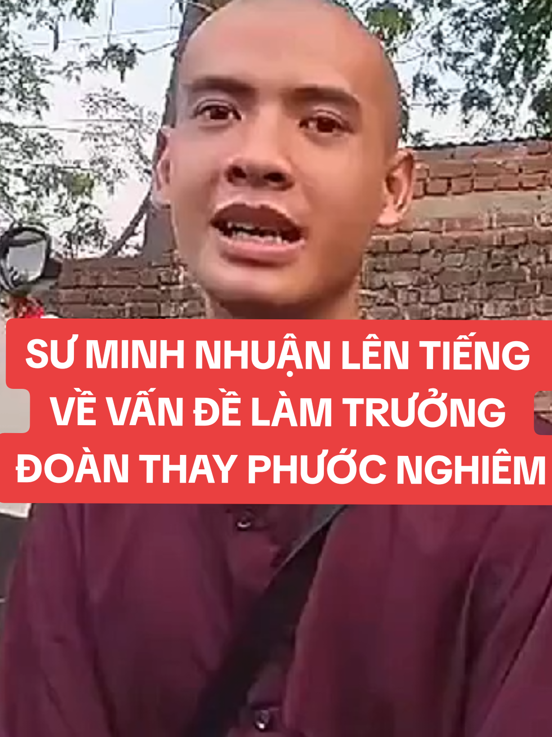 SƯ MINH NHUẬN LÊN TIẾNG VỀ VẤN ĐỀ LÀM TRƯỞNG ĐOÀN THAY PHƯỚC NGHIÊM. #thayminhtue #minhtue #thichminhtue #suminhtue #tiktokviral #thaythichminhtue #xuhuongtiktokkk #thichminhtuemoinhat #phuocnghiem #tin #phatphapnhiemmau #foryou #fyp #tintuc #tinnong #ti̇ktok #thay #phat