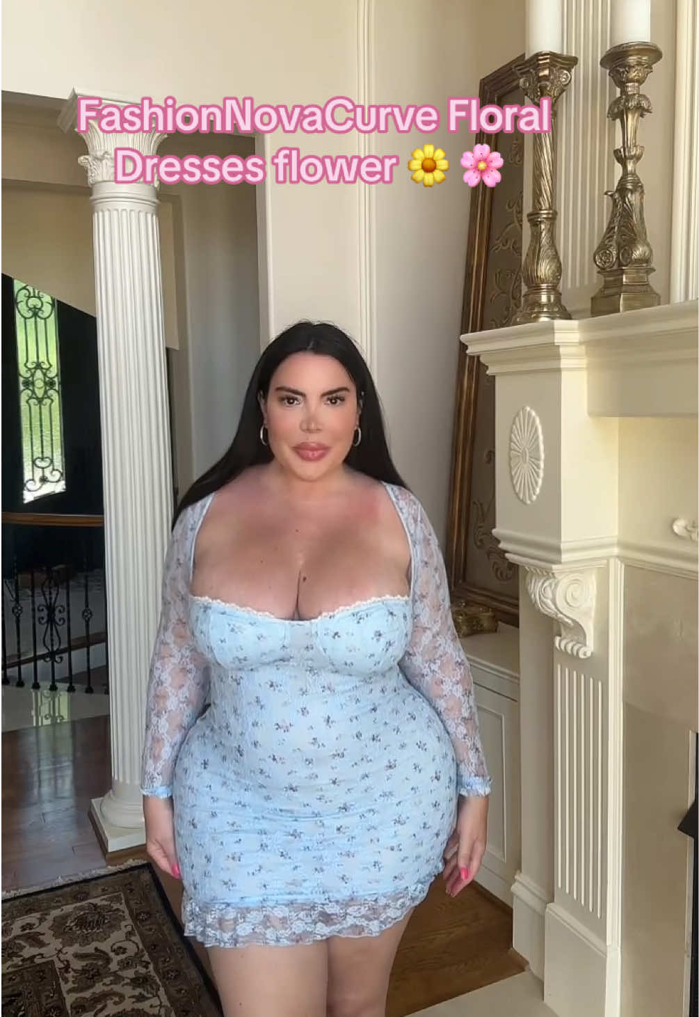 @Fashion Nova Floral Dresses  🌼 Springfield Lace Floral Mini Dress - Blue 🌸 Hailey Floral Corset Mini Dress - Pink/combo