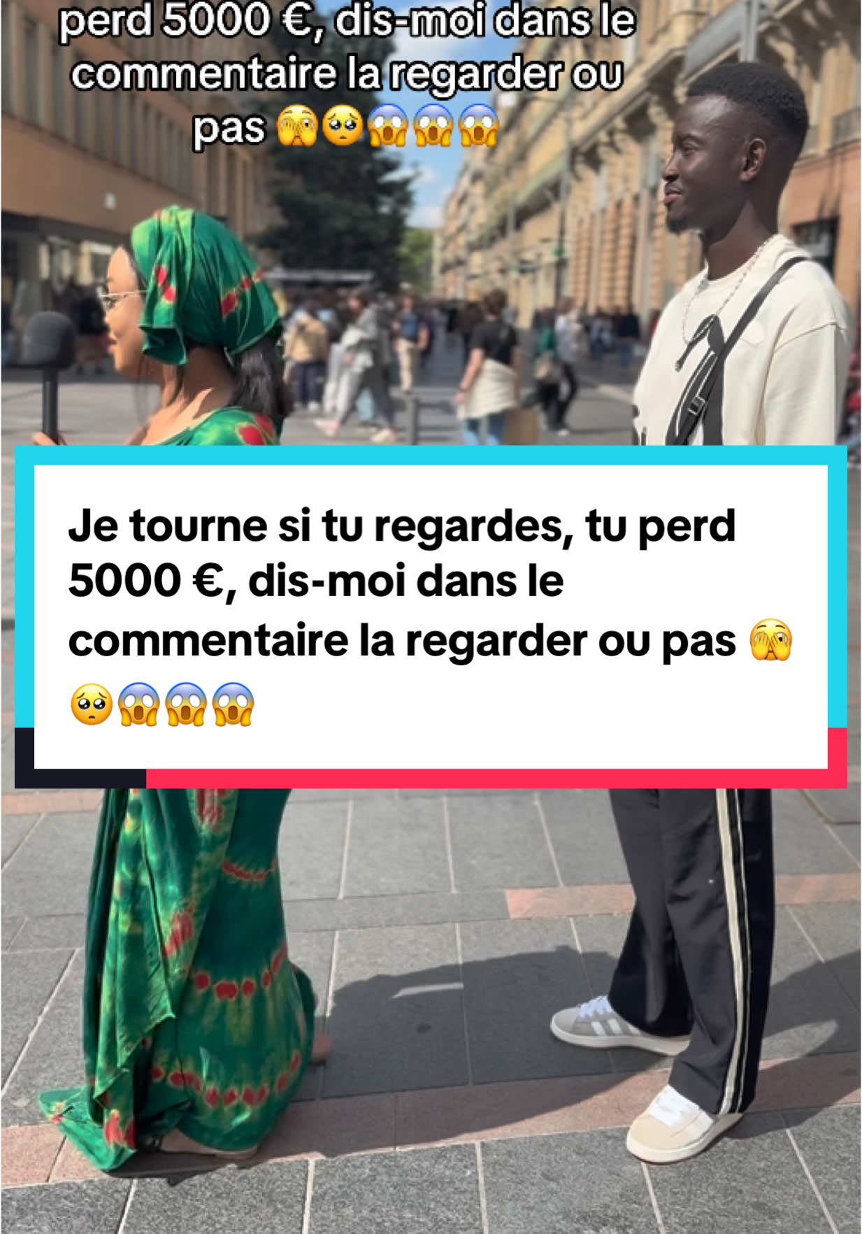 #CapCut #fyppage #🤣🤣 #c Je tourne si tu regardes, tu perd 5000 €, dis-moi dans le commentaire la regarder ou pas 🫣🥺😱😱😱