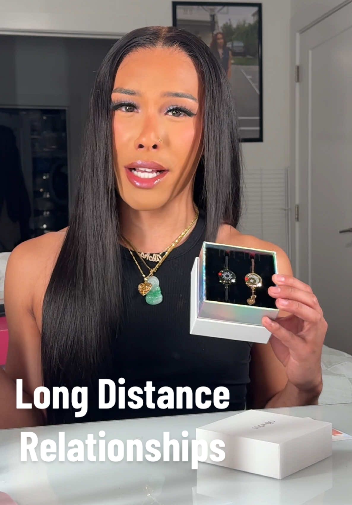 These are so cute and a great gift!!! Absolutely love and would def recommend 🫶🏽🫶🏽 #totwoo #totwoolongdistancebracelets #longdistancerelationship 