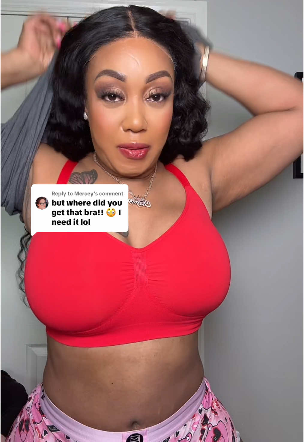 Replying to @Mercey  No wire bra  #bralette #wirefree  #feelingirl #bra  #braforlargechest #braforlargebust #minimizerbra  #outdoorfun  #tiktokshopcreatorpicks 