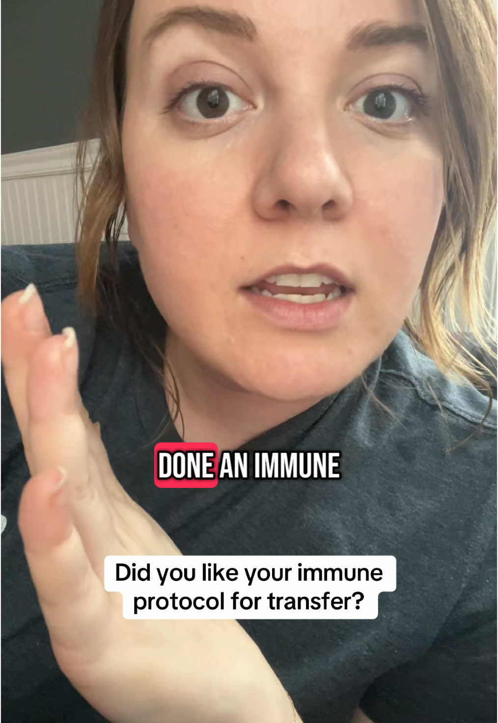 Hard to know when prednisone is necessary. I know it can have bad side effects but I’m not super worried about that. Honestly would feel more comfortable with Plaquenil but it’s more long term and slow to fix the issue, and I’m not sure I have time to start it.  #ivfcycle #ivftransfer #ivf #reproductiveimmunology 