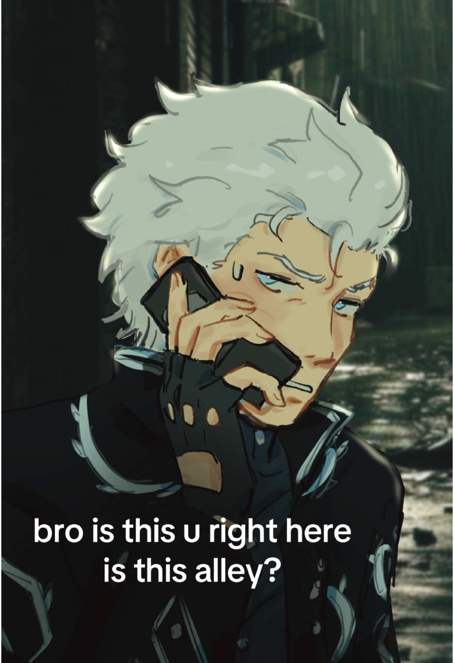 did u know that devil may cry was originally developed as resident evil 4 heh.... ☝️🤓 #vergil #dante #devilmaycry #dmc5 #vergilsparda #dantesparda #devilmaycry5 #videogame #fanart #animation #animationmeme #fypage #fypp #capcom #residentevil4 #leonkennedy 