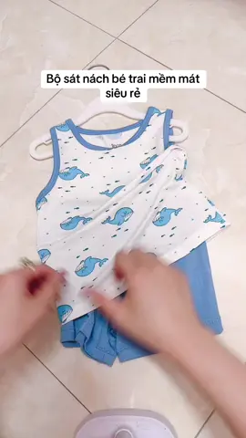 Bộ ba lỗ bé trai mềm mát Jinro #jinro #balo #sátnach #trendingvideo #thoitrangtreem #xuhuong 