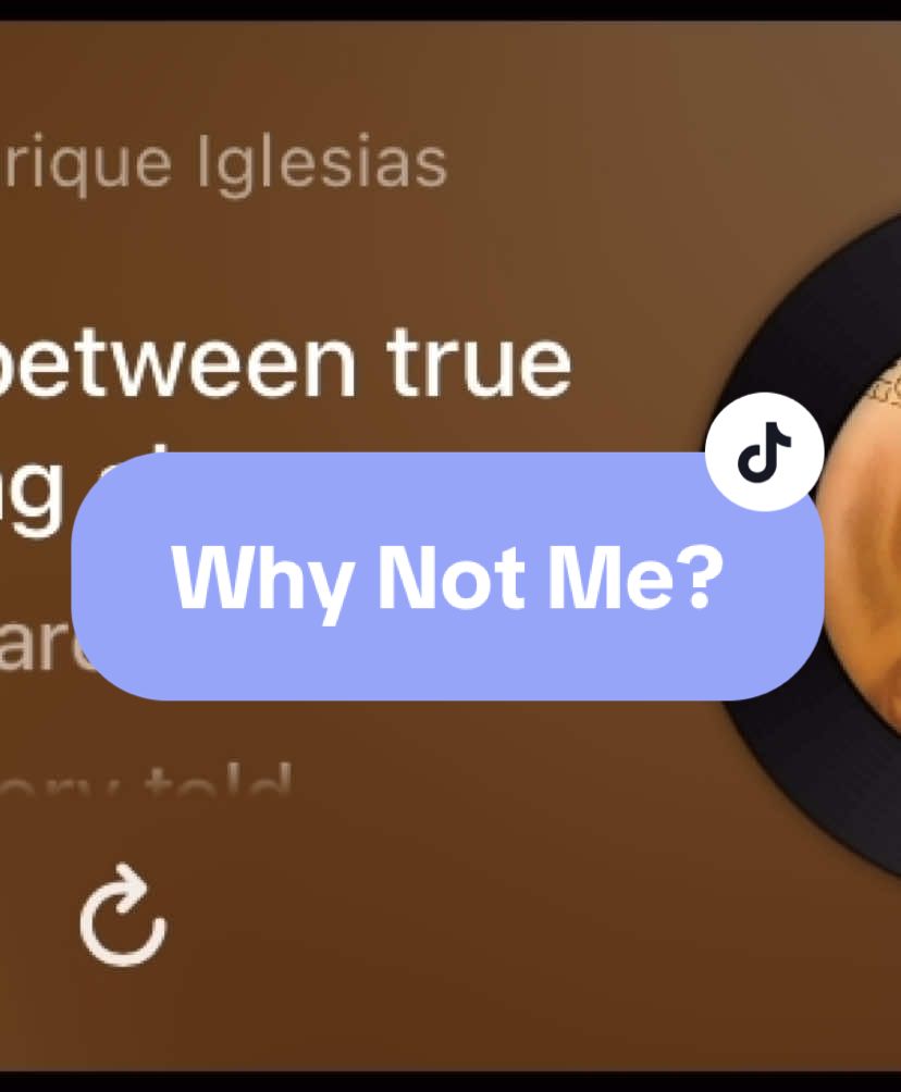 Why not me?🎧✨#spotify #music #highlights #fy #fypシ゚ #pageforyou #whynotme #b 