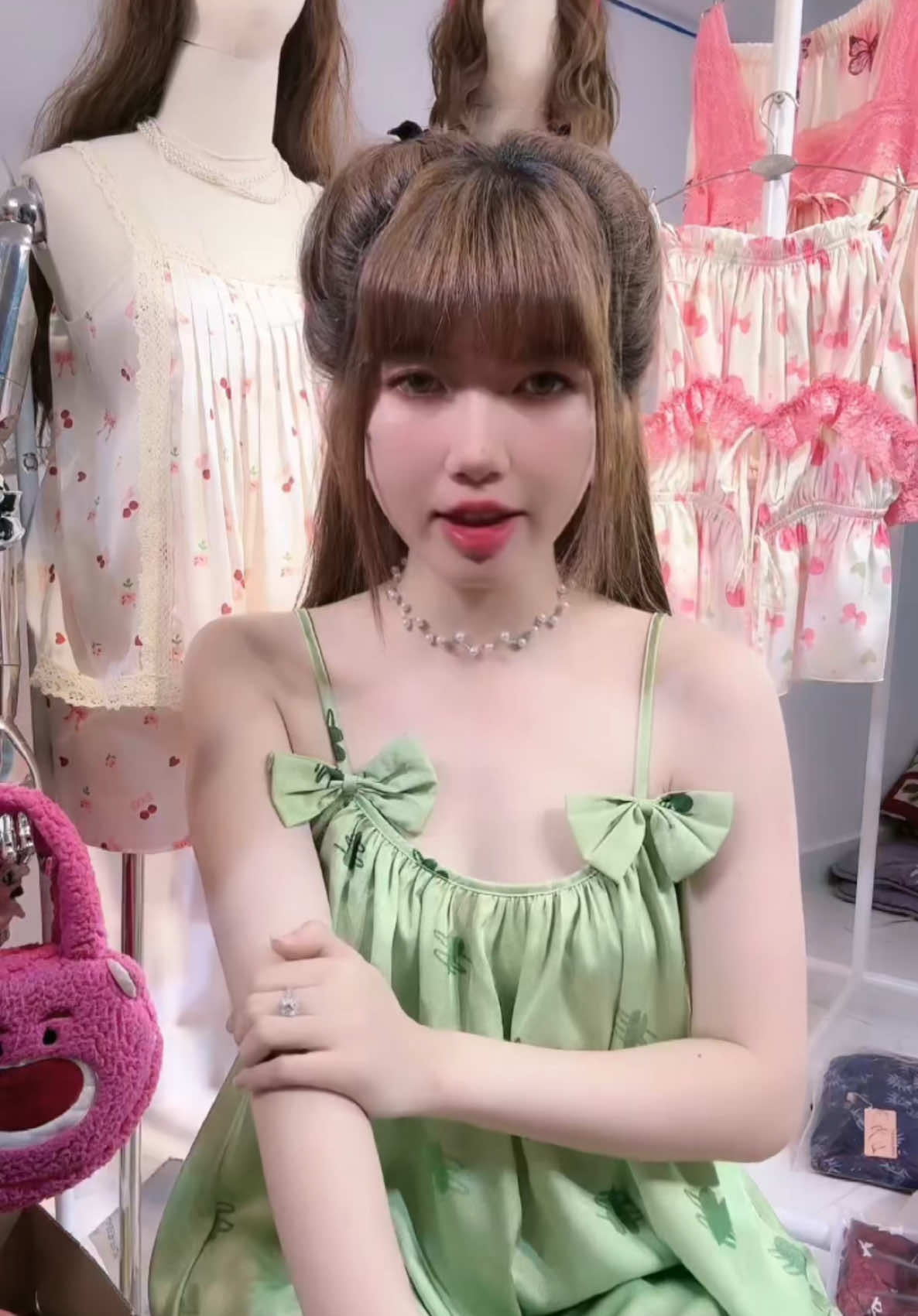 2 nơ xinh yêo #đồbộxinh #xanxandobo #xanxanshop #LIVE #LIVEhighlights #livestreams 