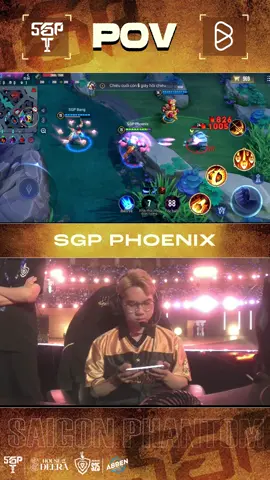 Góc nhìn tuyển thủ: SGP Phoenix - Wisp 🔥 #saigonphantom #saigonphantomaov 