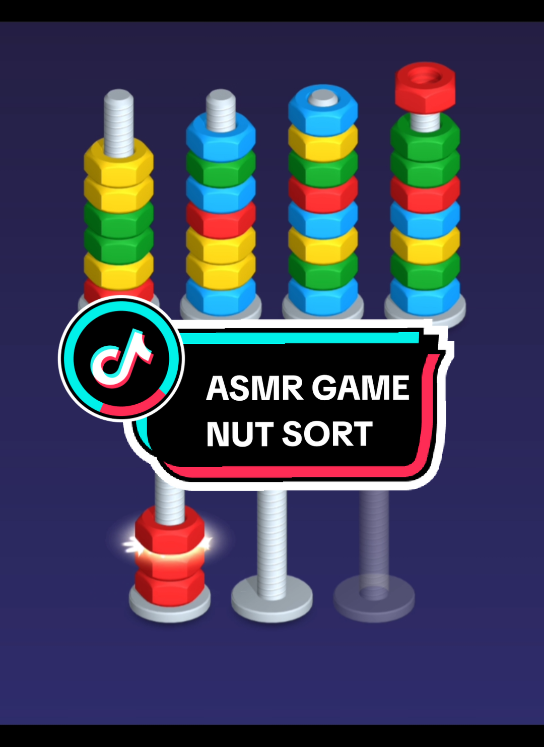 ASMR GAME NUT SORT #viral_video #fyp #asmr #jogosmobile 