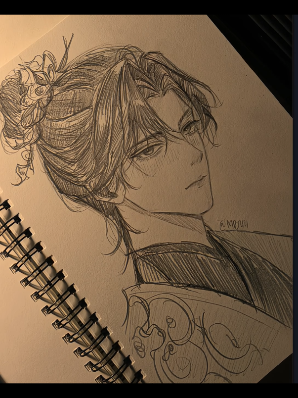 I'm stuck with my drawing🥀 #drawing #art #sketch #fyp #sketchbook 