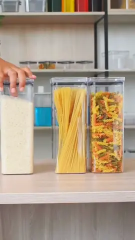 Monte seu Kit Pote Hermético para Mantimentos de Cozinha Dispensa Armário Plástico!🤩