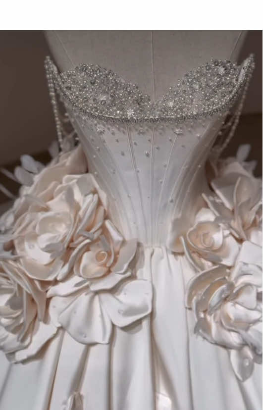 ✨ Enchantingly Beautiful ✨ Say “I do” in a dress that captures your fairy-tale dream — a breathtaking custom couture satin wedding gown with flowers, shimmering crystals, and elegant pearls. Every detail crafted to make your special day truly unforgettable. 💍🌸 Ready to steal hearts? Order yours today at bellalunagowns.com and let your bridal beauty blossom! 💖 #WeddingDress #BridalGown #CoutureWeddingDress #SatinWeddingDress #CustomWeddingDress #3DFlowers #CrystalEmbroidery #PearlDetails #BridalElegance #RomanticWeddingDress #LuxuryWeddingGown #BridalFashion #WeddingInspiration #SayIDo #WeddingStyle #FairyTaleWedding #BellalunaGowns
