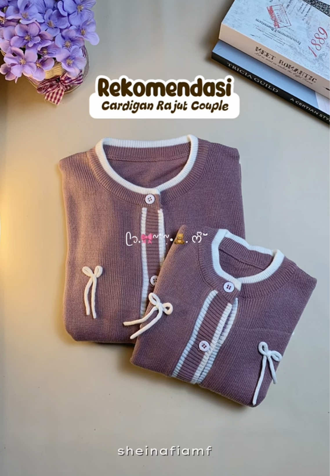 Cardigannya secakep ini 😍 #cardiganrajut #cardiganoutfit #bajucouple #cardiganwanita #cardigananak 