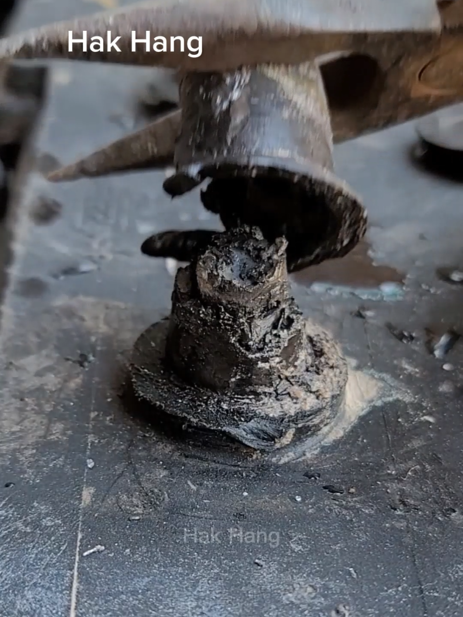 The damaged battery headisrepaired. #Battery #Repair 