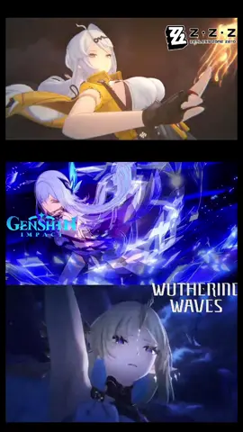 sin pelear solo disfruten tremendos personajes que nos van a entregar. #zenlesszonezero #genshinimpact33 #wutheringwaves #hoyoverse #yixuan #skirkgenshinimpact #cartethyia 