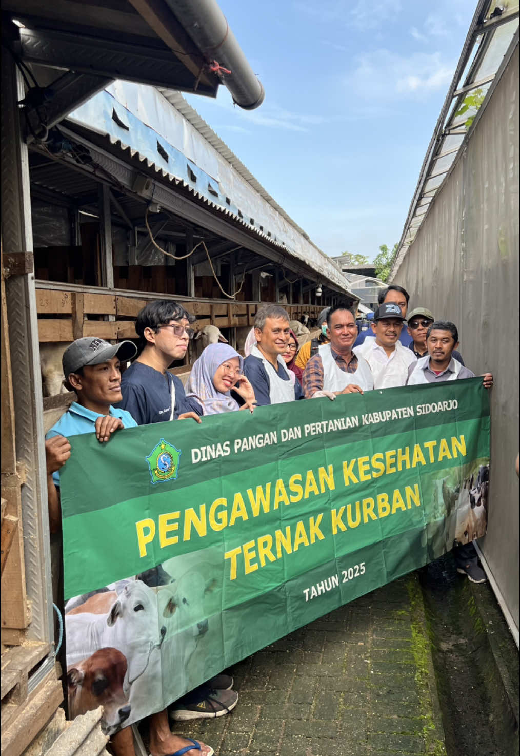 Terima kasih atas kedatangannya🙏😇“DINAS PANGAN DAN PERTANIAN KABUPATEN SIDOARJO” #peternakmuda #juragankambing🐐 #peternakankambing 