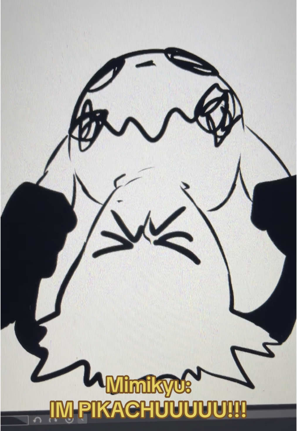 Pokedex accurate Mimikyu #art #artwork #artist #pokemon #pokemonart #pokemonartist #pokemoncommunity #pokemontiktok #mimikyu #pikachu 