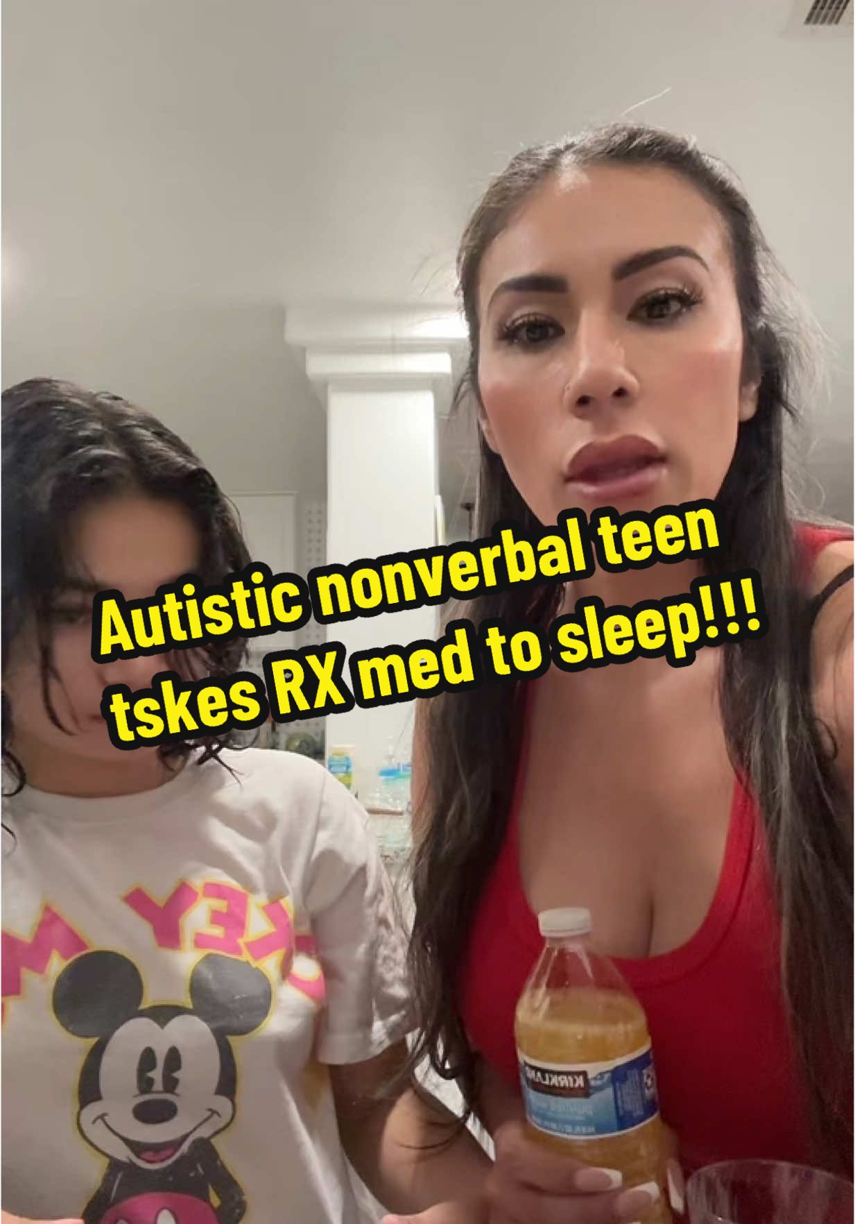 Autistic nonverbal teen takes RX medication every night to sleep! #viral #specialneeds #fypage #explorepage✨ #autismfamily #autism #meditation 