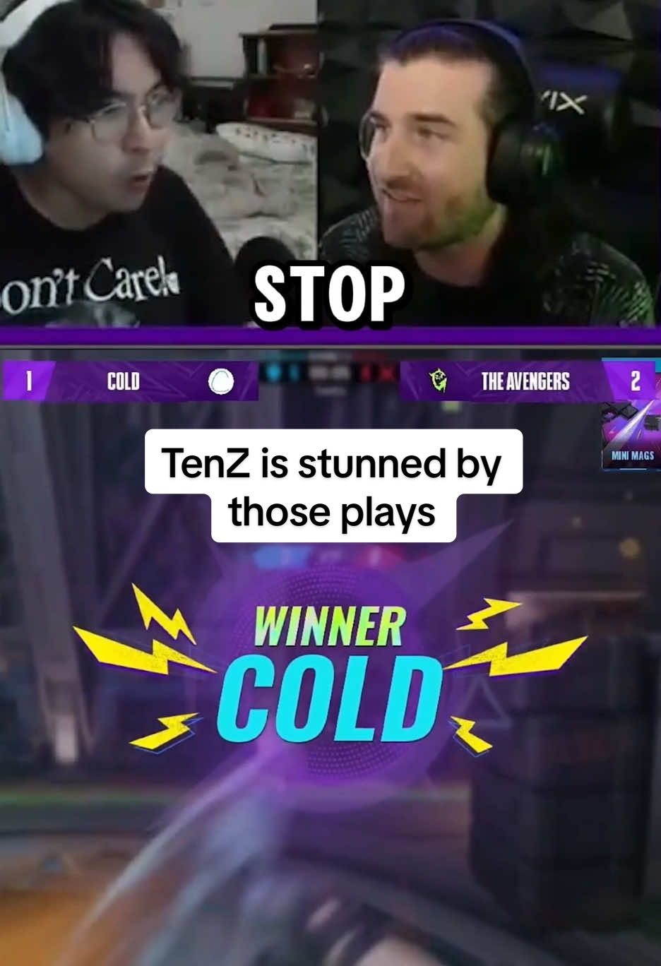 TenZ is stunned by those plays || #FragPunk #BreakTheRules #fyp #viral #tenz #Valorant 