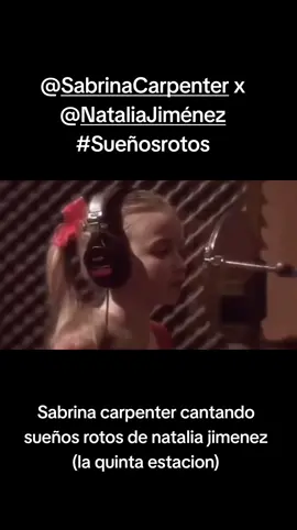 Como olvidar esta joyita, SABRINA CARPENTER cantando sueños rotos de Natalia jimenez (la quinta estacion) 🥴 @Sabrina Carpenter @Natalia Jiménez #sueñosrotos #laquintaestacion #nataliajimenez #sabrinacarpenter #espresso #viral #viralvideo #viraltiktok #México #tiktok #facebook #makeitvirаl 