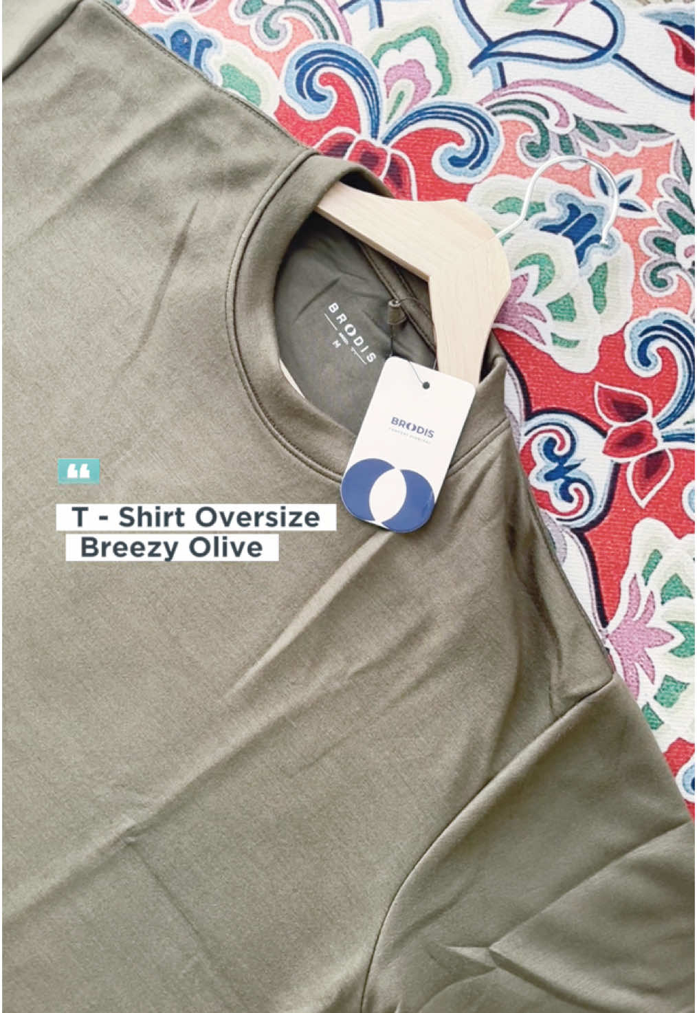 T Shirt Oversize Breezy olive enak banget di pakai di acara indoor atau outdoor buruan check out sebelum kehabisan! #broodis #kaos  #fyp 