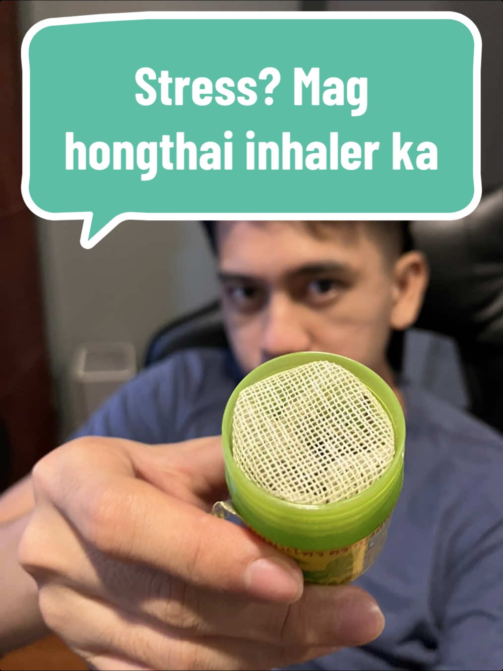 Part 6 | Stress sa work? Try mo mag Hongthai inhaler 😊 #stress #aromatherapy #herbalbalm #hongthai #inhaler #rhinitis #wellness 