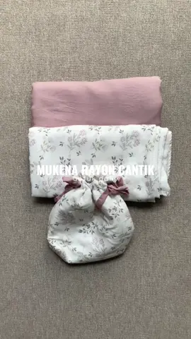 MasyaAllah punya mukena cantik untuk daily🌸 bahannya adem, ringan, dan dingin☁️ #mukenacantik #mukenarayon 