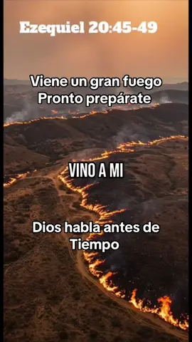 Viene un gran fuego  Pronto prepárate #thankyoujesus #versiculosbiblicos #biblestudy #hugefireiscoming #fuego 