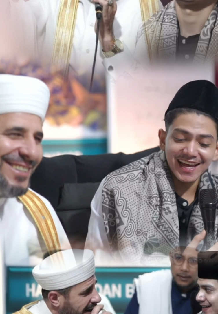MasyaAllah Syeikh Ibrahim Al Jailani terpukau mendengarkan suluk yg dilantunkan habib zaidan 😍🤍#zaidanyahyaaofficial 
