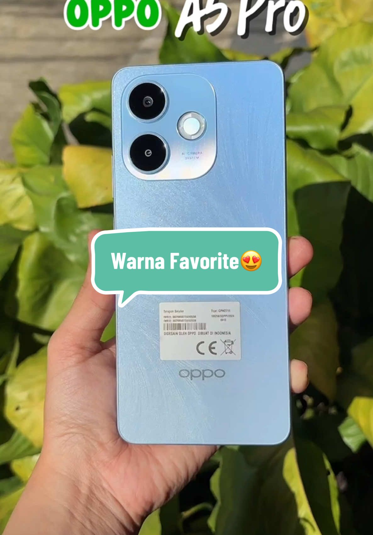 Ada yang sudah gunakan A5 pro warna ini ga? #oppo #oppoindonesia #oppoa5pro #a5pro #fyp #blue #viral #platkt #mbaday27 