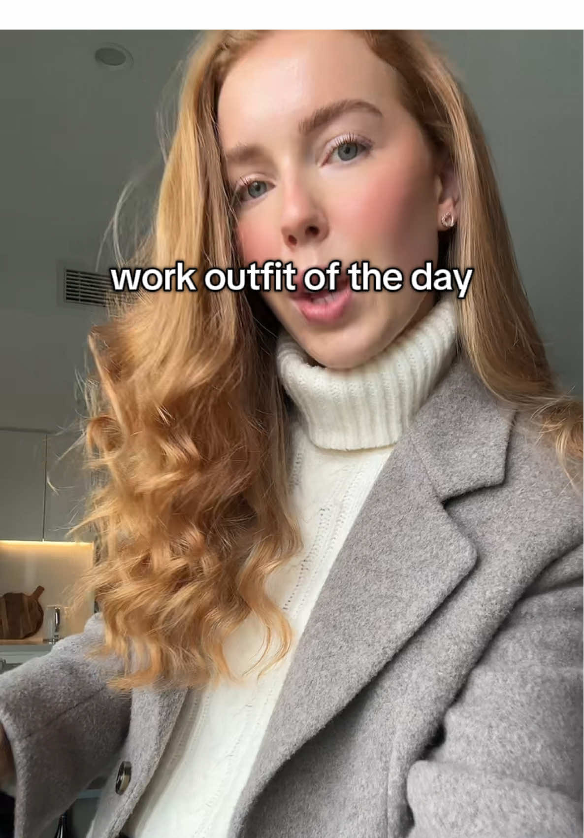 cosy work outfit for the start of Australia winter ❄️ #OOTD #workfit #workoutfit #grwm 
