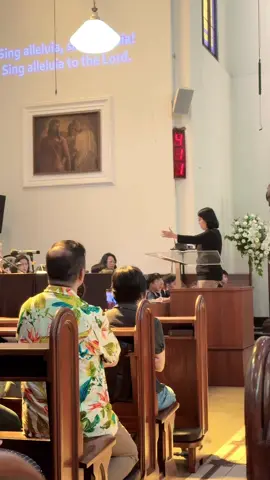 Sing Alleluia to the Lord 🙏🥹😇 #misa #katolik #katedralbandung #fyp #gerejakatolik #anakanak