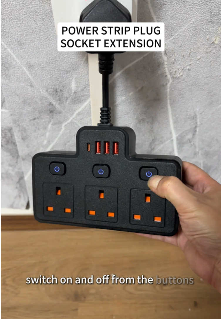 Power strip plug socket extension. #powerstrip#plugsocket #electric #powercable#plugextension #powersocket #Home #office#gamingset #tiktokmademebuyit #spotlight#spotlightfinds #productreview