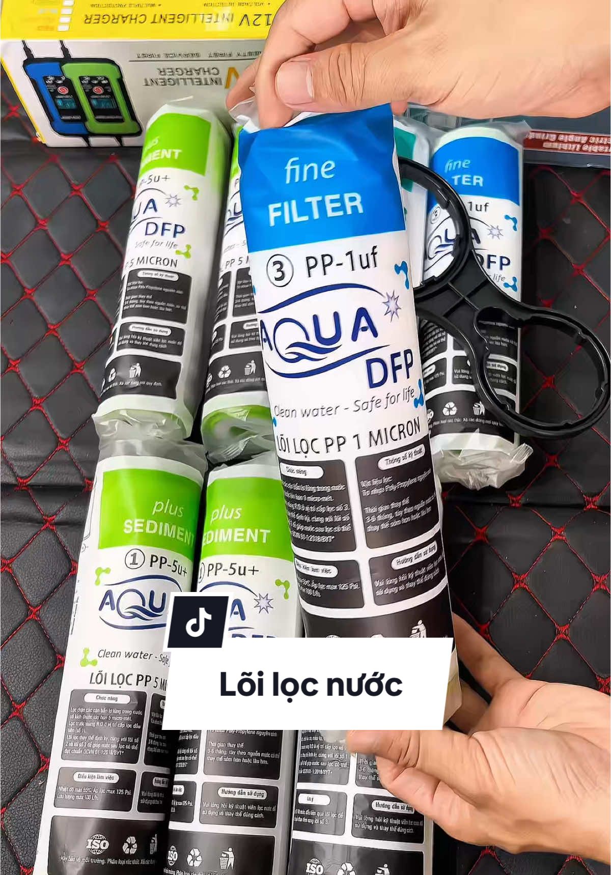 Bộ 8 lõi lọc nước Aqua cho máy lọc nước các loại. #loilocnuoc #loilocnuocaqua #loilocnuoc123 