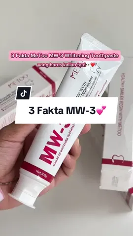 Fakta nomer berapa yang belum kalian tau??👀🤫 #metoosmile #belilokal #wibgajian #pembersihgigi #metootoothpaste
