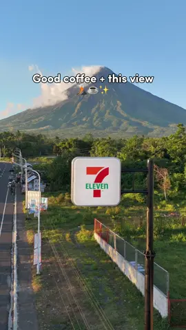 What’s better than sipping on City Cafe? ☕️ Drinking it with a breathtaking view! Visit our 7-Eleven branch in Albay and elevate your next coffee run with the breathtaking Mayon Volcano as your backdrop. 🤩 📌Camalig Highway, Brgy. Salugan, Camalig, Albay #711ph #PaboritongKapitbahayinAlbay #711Mayon