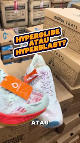 HYPERBLAST ATAU HYPERGLIDE? KOMENNN!! 🫣🫣 #sepatulari #ortuseight #runningshoes #dilayrun #longrun 