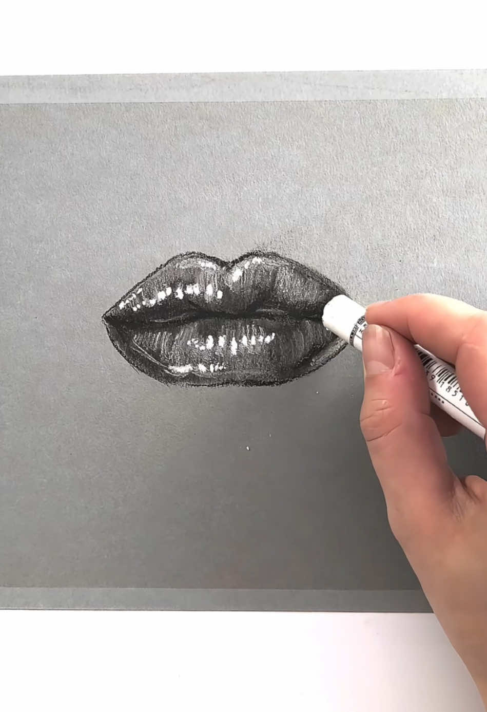 How to Draw Lips #tutorial Artist: Aneta Jabłońska 