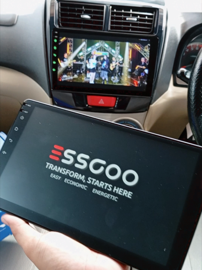 Udah update Android 14!!! dari @essgoo.id  mendukung NFC, koneksi WIFI, Apple carplay, disematkan chip pengontrol suhu cerdas. Cocok semua mobil 2DIN (Semua mobil setelah tahun 2000) Toyota Daihatsu Mitsubishi  Suzuki Honda #ESSGOO #headunitmurah #andorid14 #applecarplay #headunit 